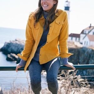 Toad & Co Morrison Shirt Jacket in Mustard